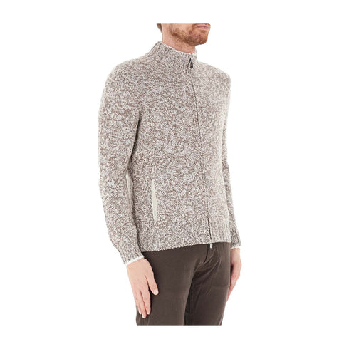 Gran Sasso Pullover Cardigan Uomo tre fili mouline 48 A24 - GRAN SASSO1017825706 - 837 - 48 - Francavilla Moda